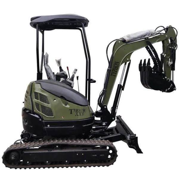 TYPHON TERROR XXV 2.5 Ton Mini Excavator KUBOTA Diesel Engine